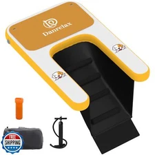 Danrelax Inflatable Dog Boat Ramp, 35" L x 24" W x 4" H Perfect for Small-Siz