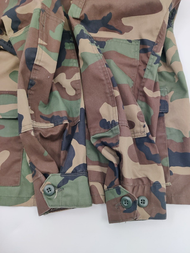PROPPER WOODLAND CAMO MILITARY BDU JACKET SIZE Large - Picture 12 of 12