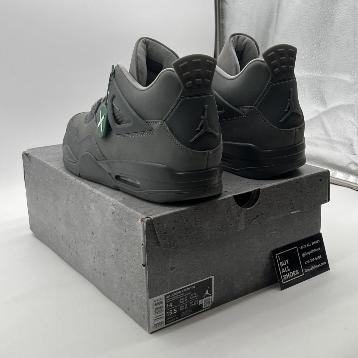 Size 14 - Air Jordan 4 Retro SE Wet Cement for sale online | eBay