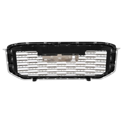 Chrome Front Upper Grille Mesh Grill For GMC Yukon/ Yukon XL Denali Style 15-20 - Picture 5 of 12