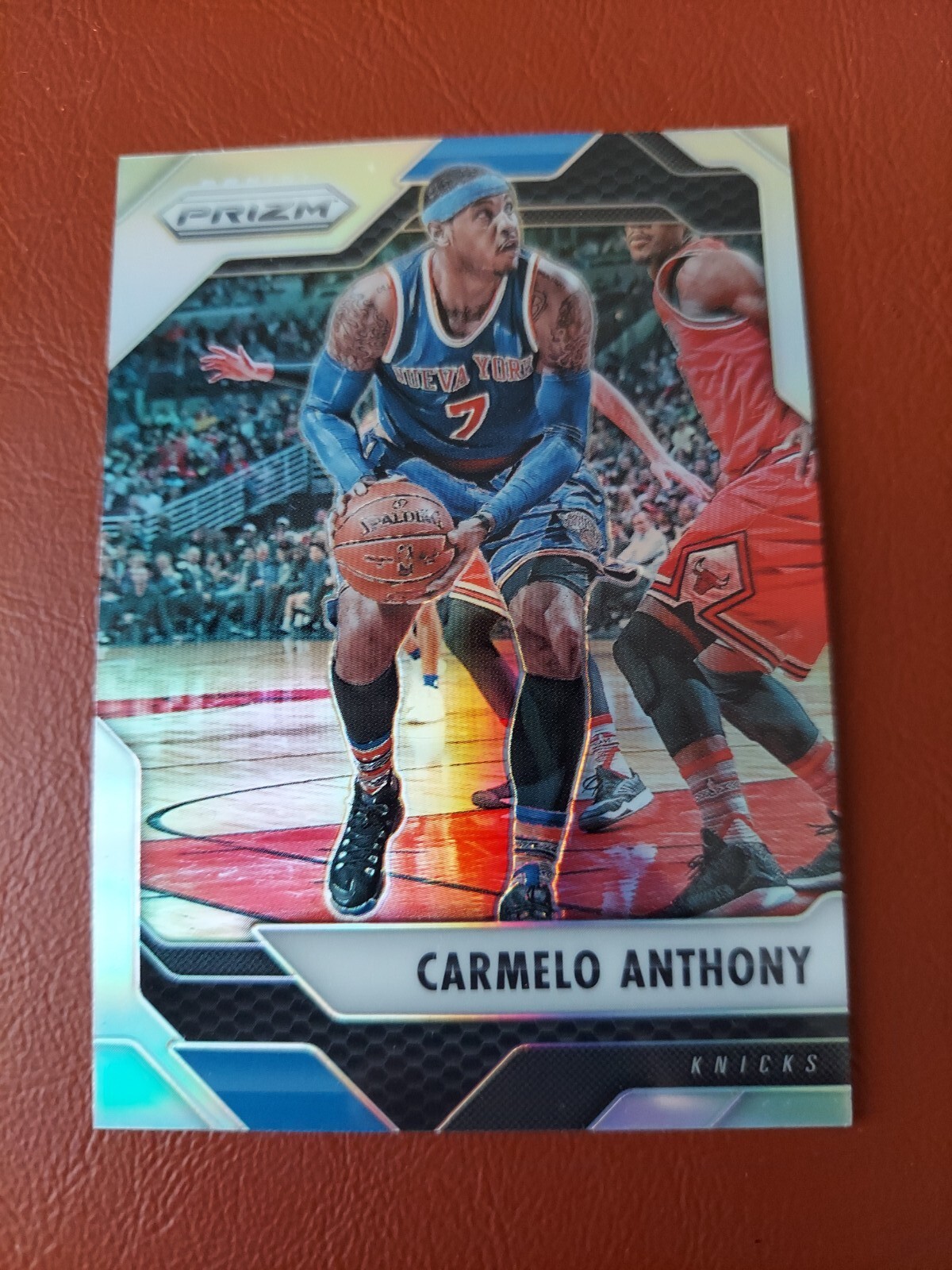 2016-17 Panini Prizm Silver Prizm Carmelo Anthony #121