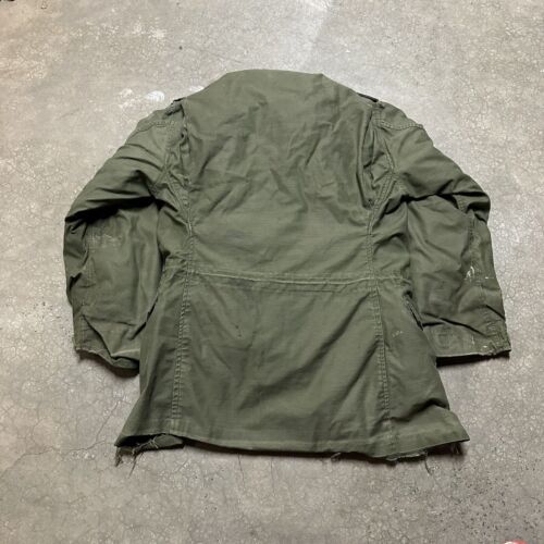 Vintage M65 Military Jacket Men’s S Long Field Alpha Industries OG-107 - Picture 2 of 9
