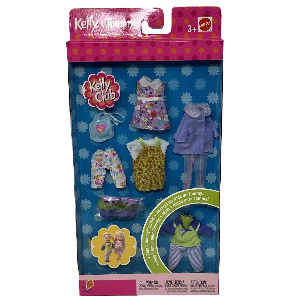 Kelly and Tommy Club Fashion Gift Pack Shoes Outfits 2002 Mattel