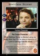 Babylon 5: Matthew Stoner [Ungraded] from set Psi Corps B5 Precedence