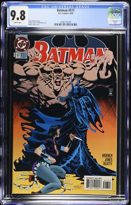 Batman #517 CGC 9.8 WP NM/MT    Kelley Jones Art DC 1995