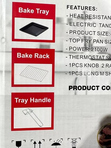 2100W Tandoor Oven For Pizza Chapati Roti Lahmacun Manakish Naan Oven Tandoori - Picture 10 of 12