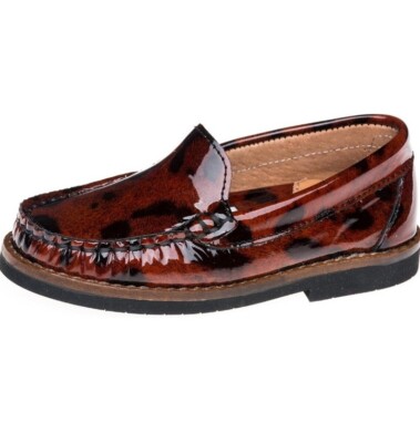 Andago Riley Moccasin Boys Shoes Size 34 EU Made in Spain 