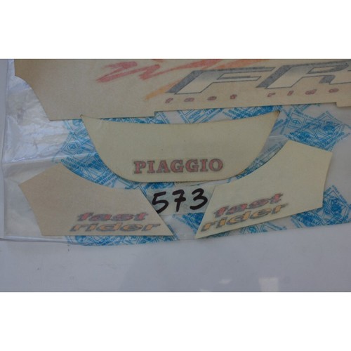 Kit adesivi Graphic sticker set Piaggio Zip Fast Rider 50 - Imagen 2 de 3