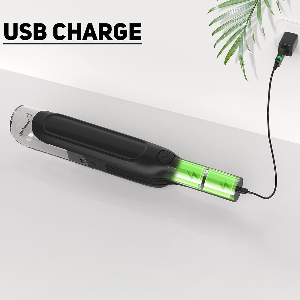 Portable Mini Vacuum Cleaner 20minute Run Time Powerful Cordless