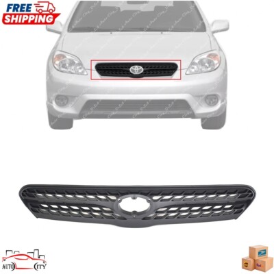 New Front Grille Textured Gray Plastic For 2005-2008 Toyota Matrix Wagon 4-Door
