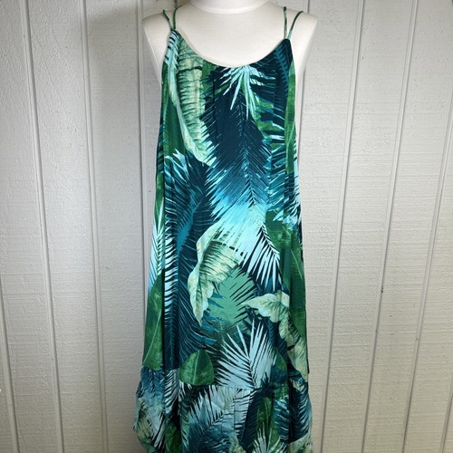 Crazy 8 Girls Tropical Palm Tree Summer Midi Dress Size M 7-8 NWT - Picture 2 of 8