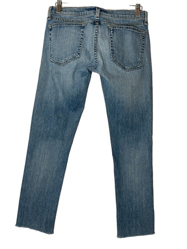 Rag & Bone Dre Jeans Women’s Size 25 Slim Boyfriend Distressed Stretch - Picture 2 of 6