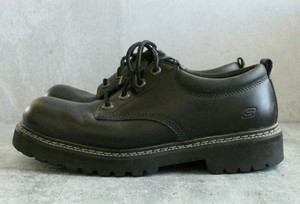 black leather skechers