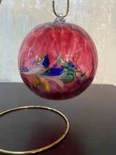 Zorza Poland Artist Mouth Hand Blown Glass Ornament