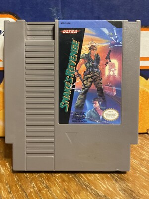 Snake's Revenge Nintendo NES 1990 Authentic Cartridge With Sleeve