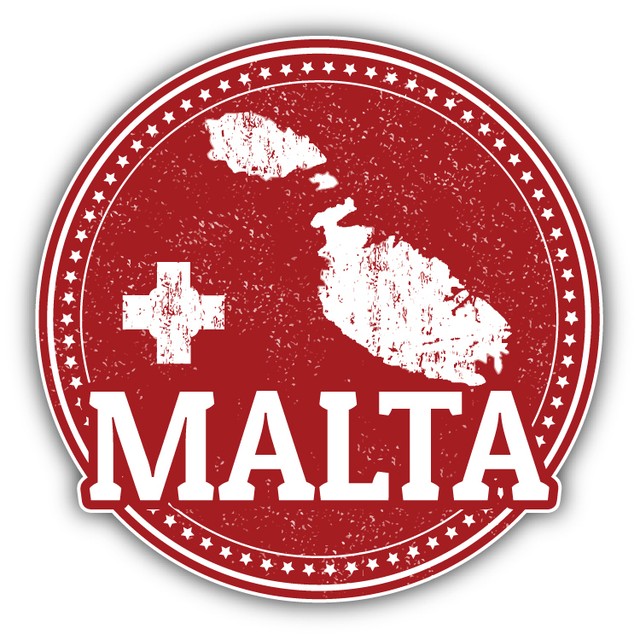Malta Map Grunge Stamp Car Bumper Sticker Decal 5'' x 5'' eBay