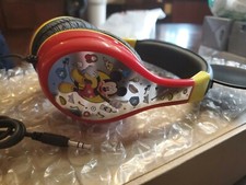 Mickey Mouse Headphones for Kids Adjustable Stereo Tangle-Free 3.5Mm