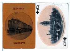 Single Railroad Playing Card "Chicago, Milwaukee, S.P. CMSTP-4" Bollhagen,Souv