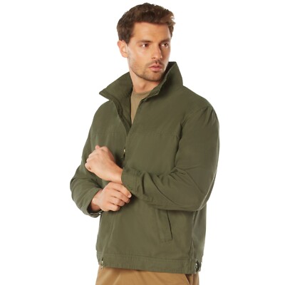 Men's Olive Drab Lightweight Tactical Concealed Carry Jacket by