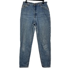 VTG Orange Tag Levis 951 Relaxed Tapered Womens 12 Long Denim Blue Jeans Read