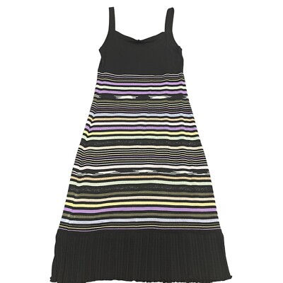 Missoni Black Multicolor Striped Knit Missoni Multicolor Striped Knit Poncho Black Red Multiple  main image 4