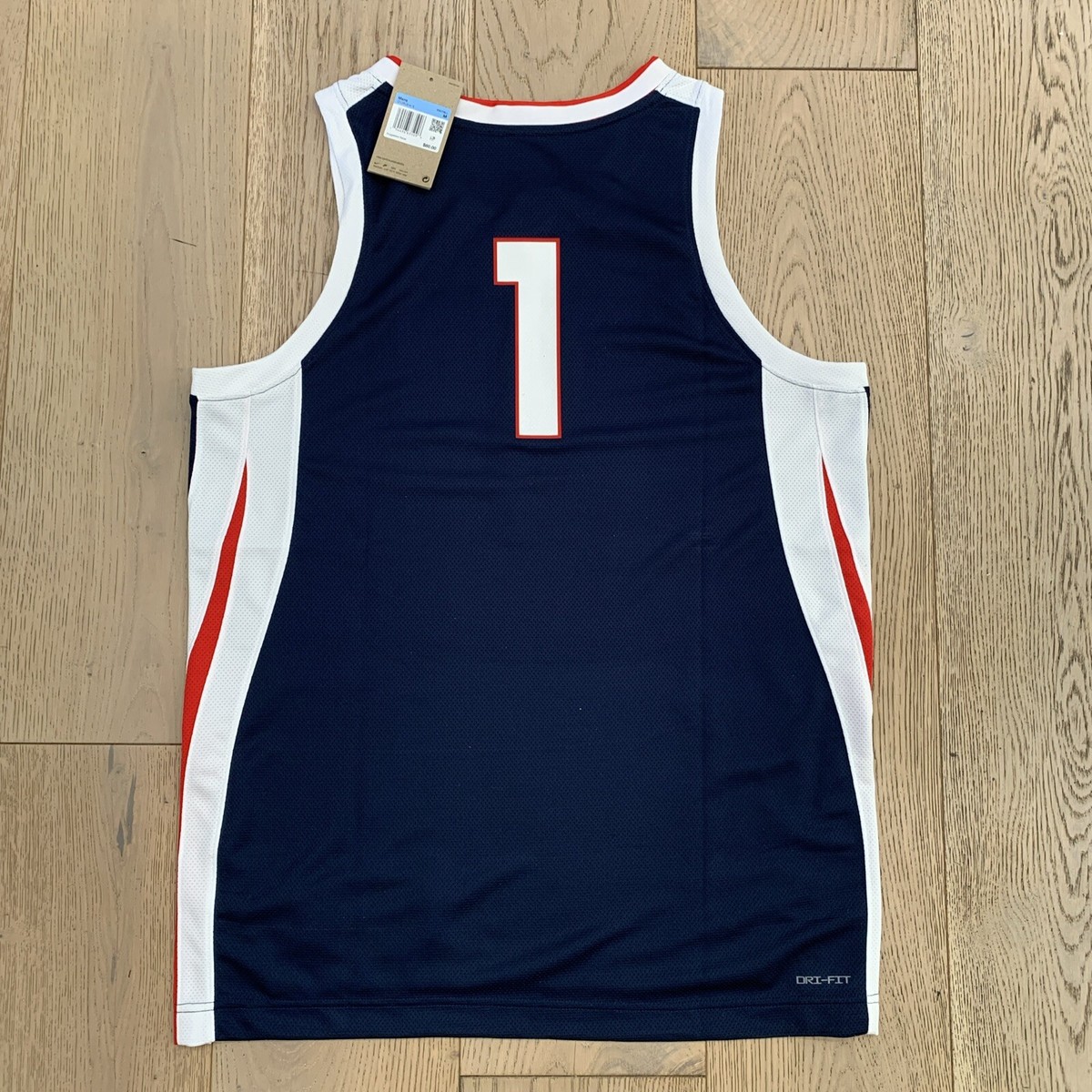 Nike Gonzaga Bulldogs NCAA Zags Navy Basketball Jersey