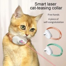 USB Charge Interactive Self Entertainment Laser Cat Teasing Collar Laser Toys