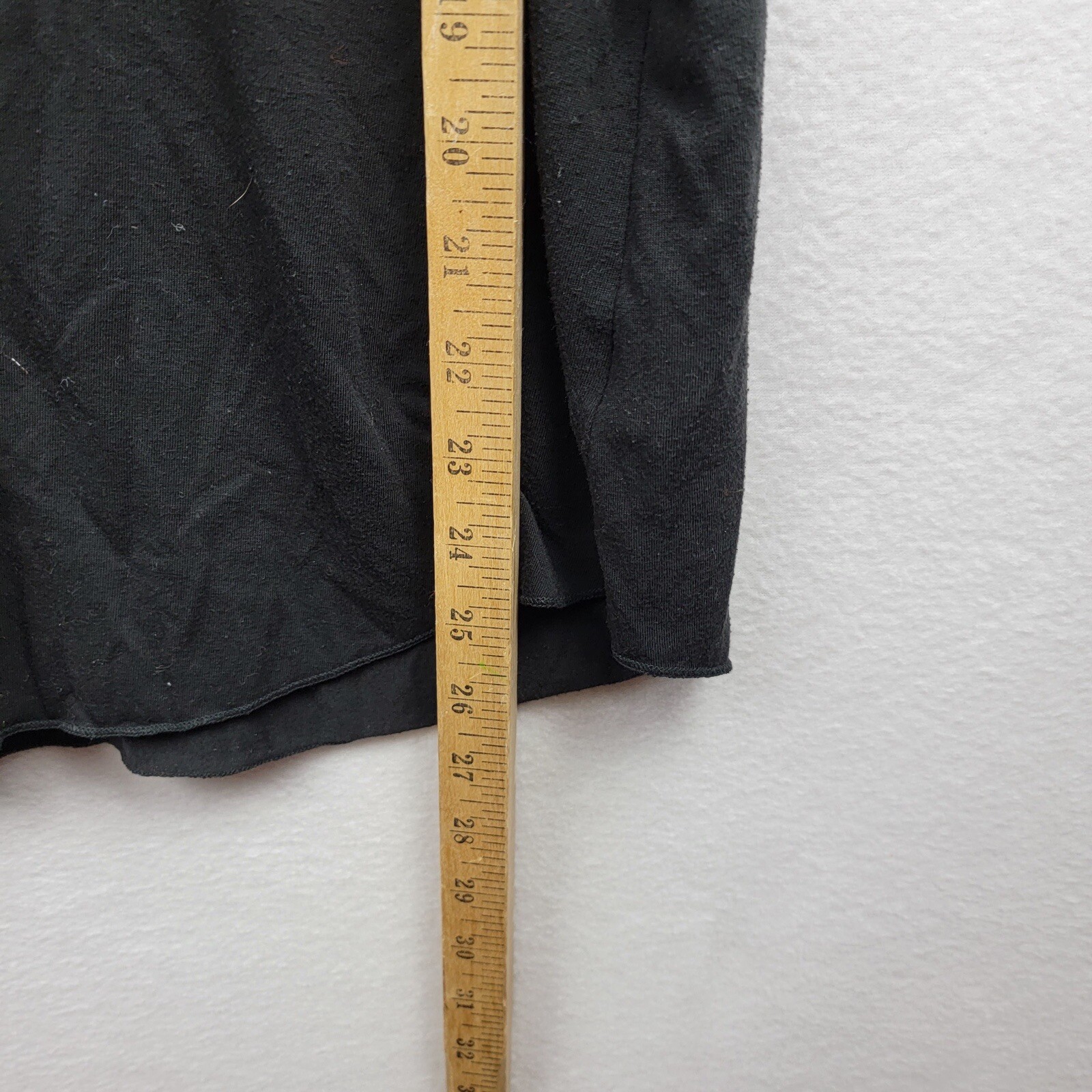 MAURICES Solid Black Small Soft Stretchy Tunic Ta… - image 6