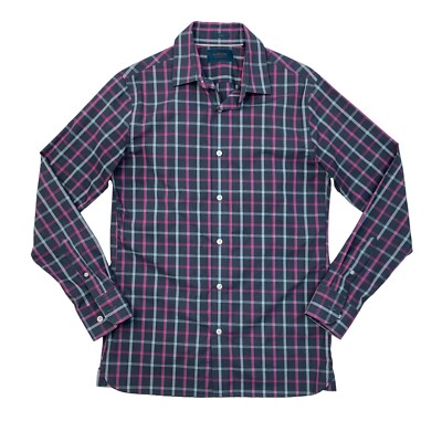 Fairlane Dress Shirt Mens S Small SLIM Fit Metal Blue Non Iron Stretch  Cotton | eBay