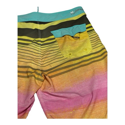 Bañador Hurley Phantom retro a rayas multicolor talla 36 Board Shorts para hombre - Imagen 12 de 12