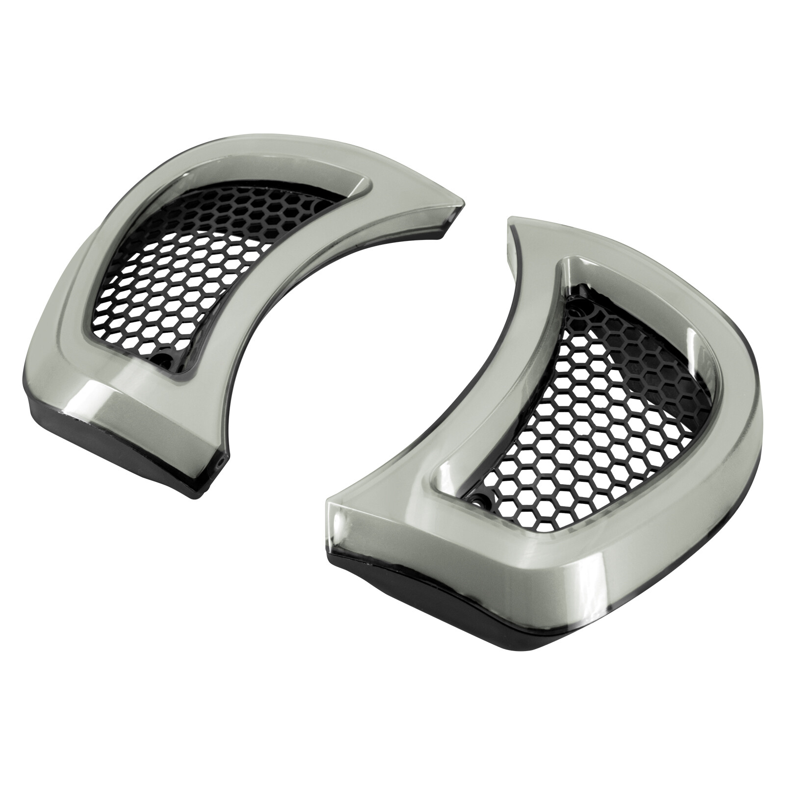 Amber White Clear Lens Headlight Vent Accent LED Light For Harley Road Glide 15+