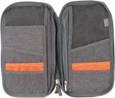 Travel Wallet Passport Holder RFID Organiser Pouch for Cards Documents Money IDs