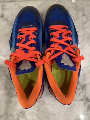 Rare Nike Kobe 8 Id Mens Size 9.5 Blue Orange 653614-992