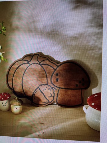 Wood Autumnal Pumpkin Serve Board/home / Kitchen Food Prep/ Party Board Gift - Picture 4 of 5