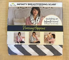 NEW Itzy Ritzy Grey Chevron Breastfeeding Scarf