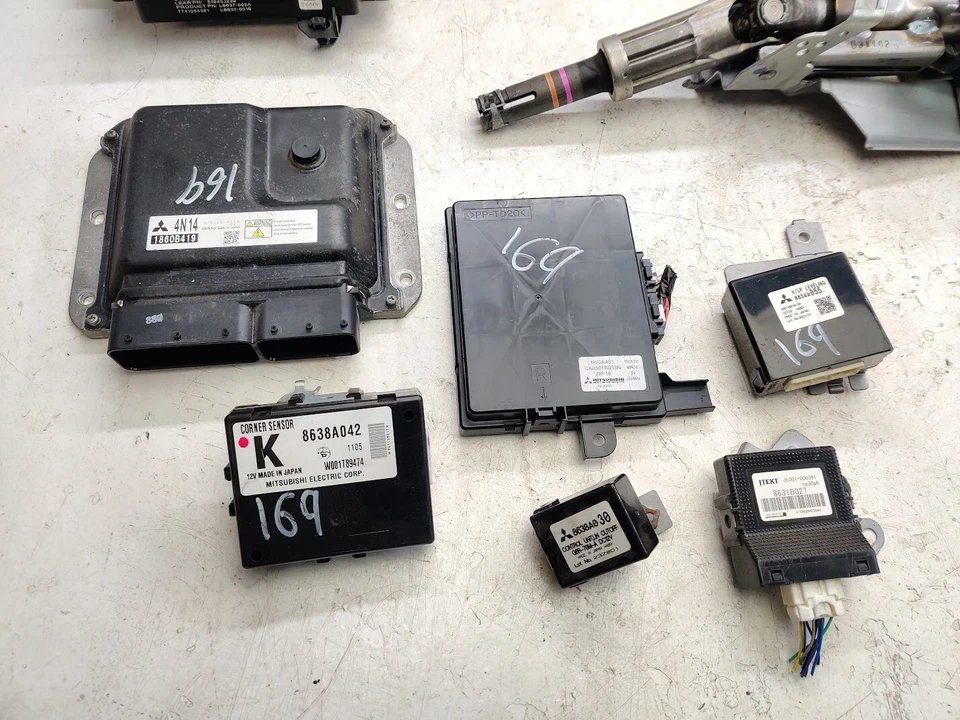 MITSUBISHI OUTLANDER 2.2 2011 KIT DE ENCENDIDO DIÉSEL JUEGO ECU 8637A643 1860B419 Foto 3 de 4