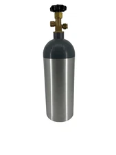 5lb Aluminum CO2 tank CGA 320 Valve DOT Approved Cylinder for Kegerator