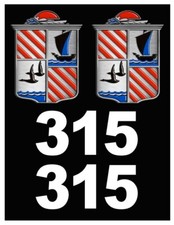 Set adesivi Chris Craft Catalina o Comandante. Numero barca a scelta