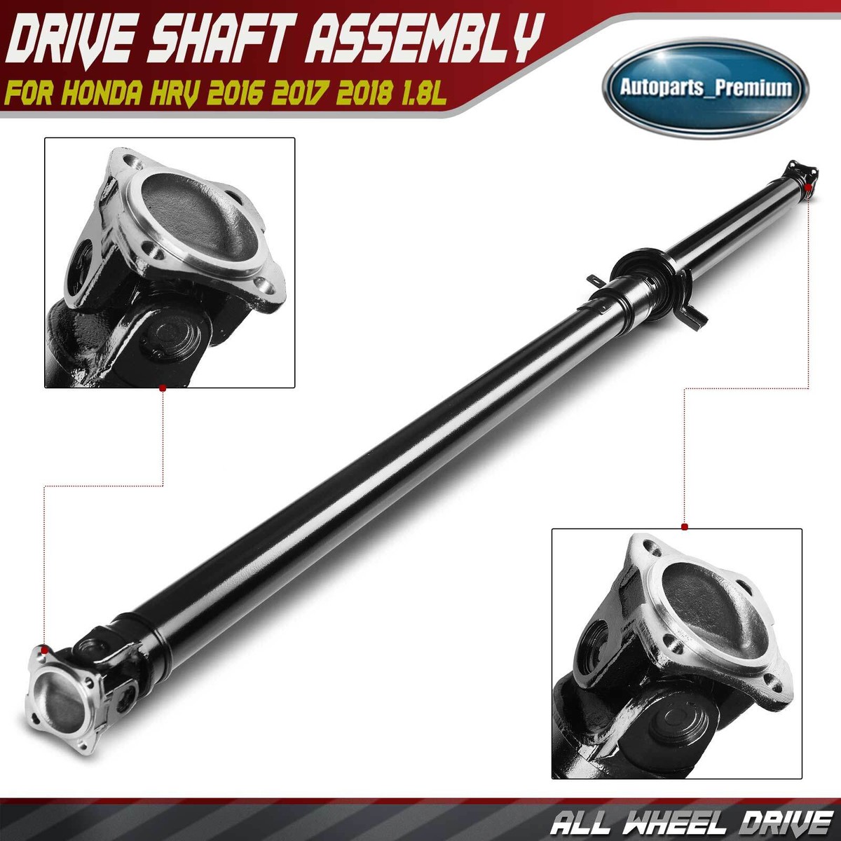 Rear Driveshaft Prop Shaft Assembly for Honda HR-V 2016 2017 2018