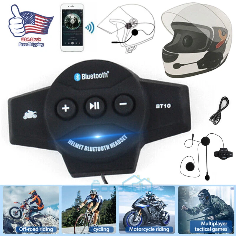 Motorcycle Bluetooth Helmet Headset 10 Riders  