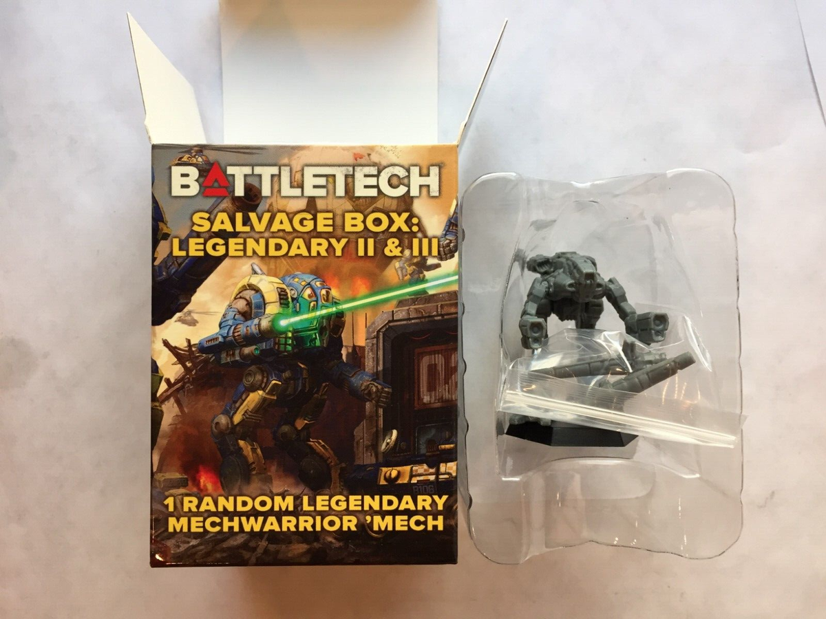 BATTLETECH Mercenaries LEGENDARY II III SALVAGE BOX Marauder two
