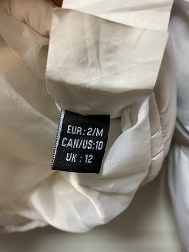 Geographical Norway Woman's White Puffer Anorak Jacket Size EU40 UK12 / M - Picture 9 of 14