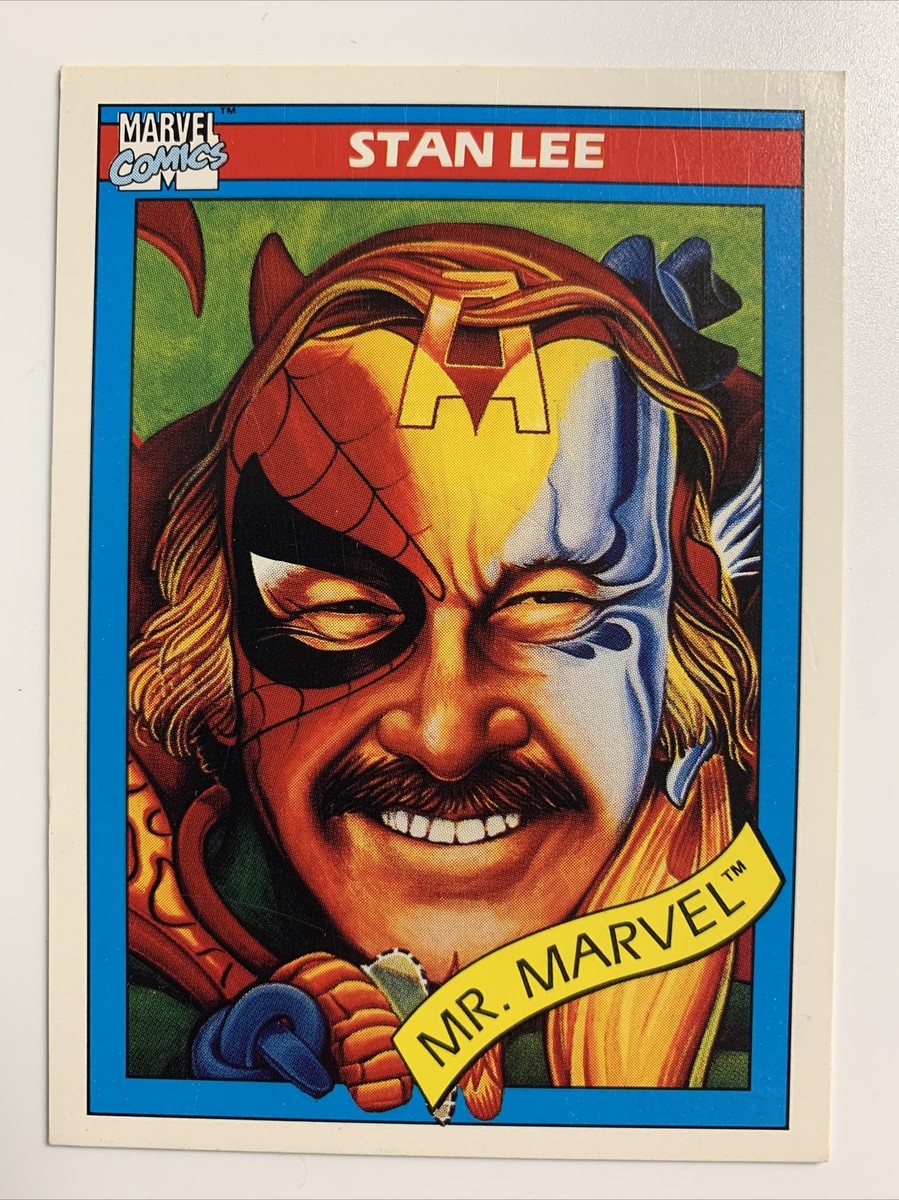 1990 Marvel Universe Series 1 Impel #161 Stan Lee - Mr. Marvel -B