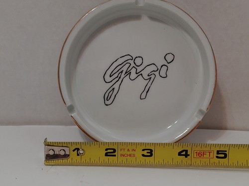 VINTAGE GIGI RESTAURANT NIGHT CLUB CABARET STRIP SOUVENIR SMOKING ASHTRAY Vegas - Picture 2 of 7
