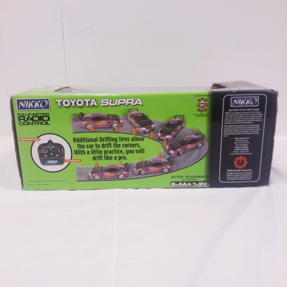 NEW IN BOX! Nikko Toyota Supra, Street Mayhem tuner scale 1:16 Radio control  - Image 2 of 4