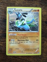 Lucario 78/135 Holo Rare Black & White Plasma Storm Pokémon TCG
