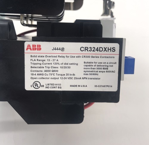 HOUSTON LAGER NEU ABB CR306DXH002 MAGNETISCHER STARTER 27 AMP KOSTENLOS 2 TAGE LUFT JETZT KAUFEN - Bild 9 von 13
