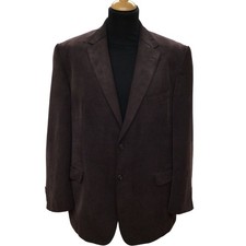 Marks & Spencer Collezione Plum Blazer Corduroy Jacket Size 44 Medium