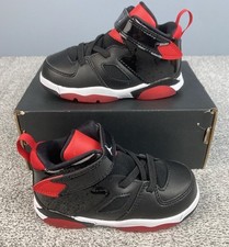 Jordan Flight Club '91 Shoes Toddler Boys' Sz 7C Black/Red Basketball DM1687 006