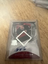 2008-09 Upper Deck The Cup Signature /75 Brandon Sutter RPA Rookie Patch Auto RC